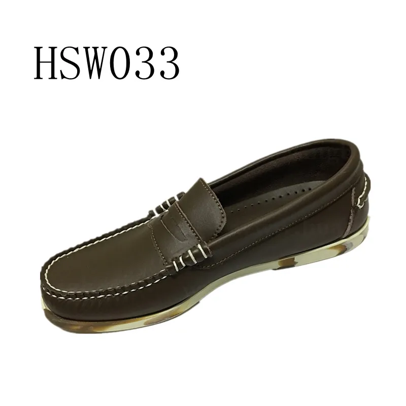 YQQ,mask-style design easy wear peas shoes popular in Spain full genuine leather handmade no shoelace penny shoes HSW034