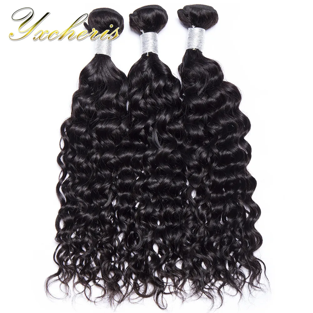 
Brazilian Hair Bundles Cuticle Aligned Hair Body Wave 4 Bundles with Closure Meche Bresilienne Humain en Chine en Gros 