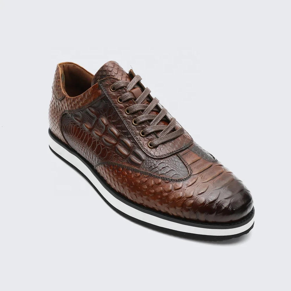 LANCI OEM Sneaker Manufacturer Mens Leather Shoes Customized Casual Designed Sneaker Factory