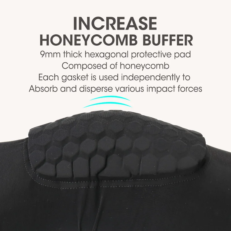 Honeycomb Anti Collision Protective Elastic Support Sleeve Compression Knee Brace Basketball Volleyball Knee Pads