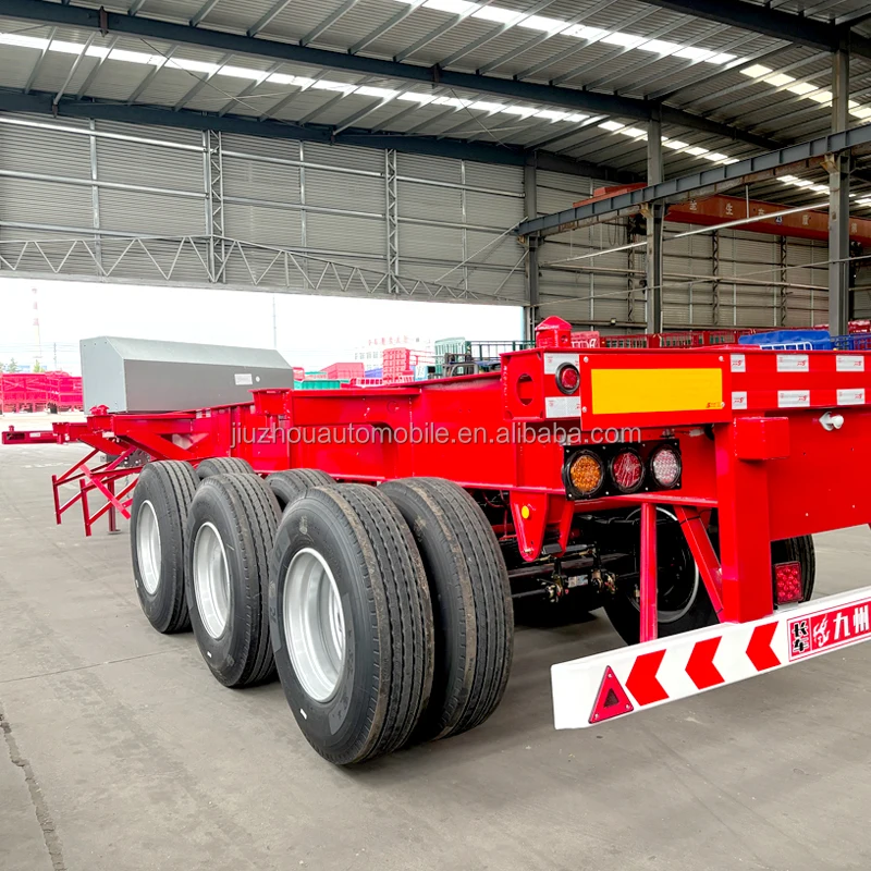 Heavy Duty High Quality Customized Skeleton Semi Trailer for Transport Container New Condition Steel Material 12R22.5 Tyre