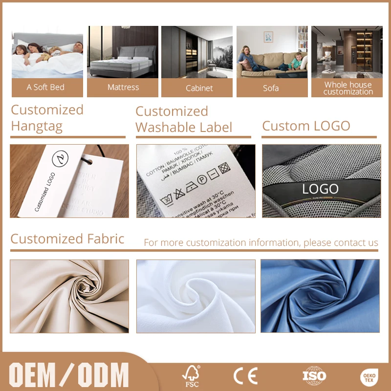 Modern European Style Smart Bedroom Furniture Double Storage Leather Multifunctional Tatami Bed King Size Soft Design