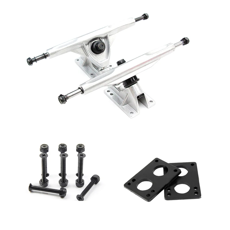 Skate board Accessories 7 inch  Skateboard Truck with Spare Part double hollow Metal