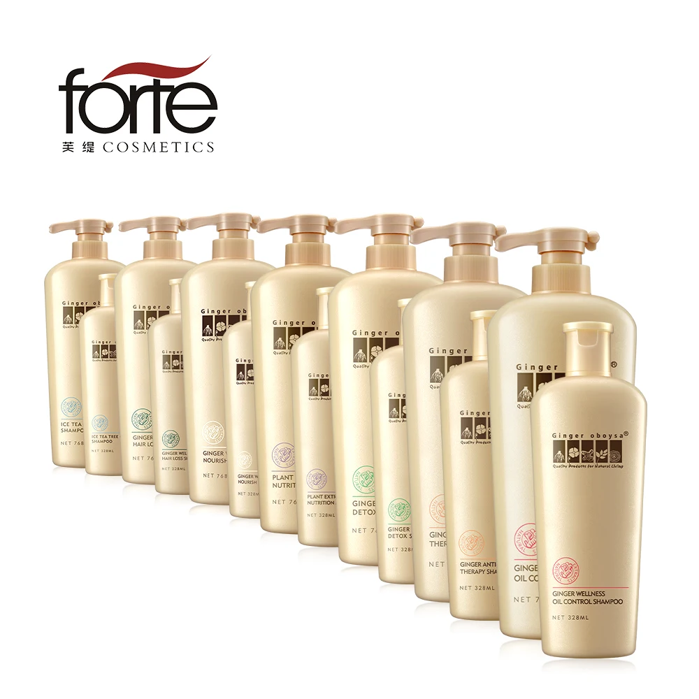 Органический натуральный чистый имбирный шампунь против выпадения волос для