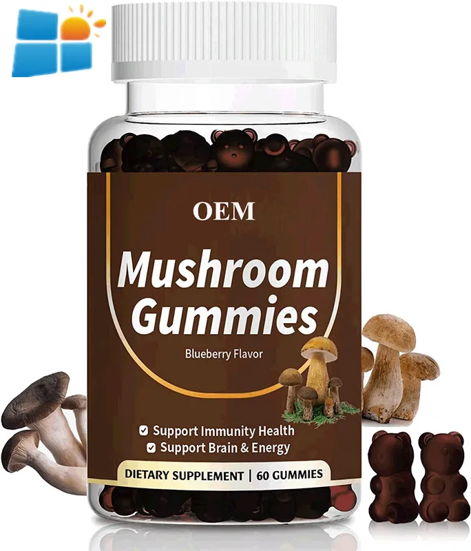 OEM/ODM/OBM Vegan Cordyceps Reishi & Lions frie hungmies частная торговая марка без сахара грибы