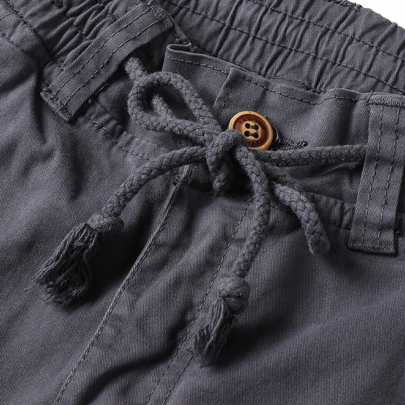 BAWANGCHENG new  design Breathable multi pocket garment dyeing  custom six pockets jogger pants mens  bermuda cargo pants