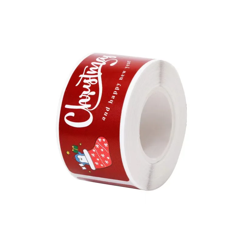 High Quality Custom Printing Logo Label Die Cutting Sticker Sheet Self Adhesive paper vinyl round sticker roll