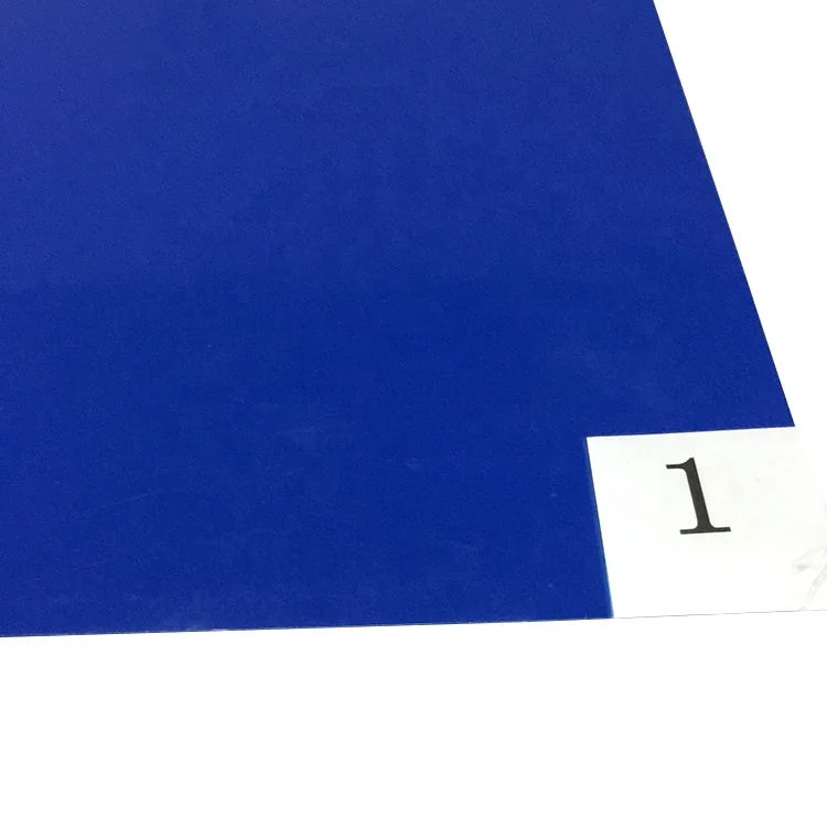 Floor Door Dust Removal Disposable 30layers Peelable Anti Static PE Film Clean Room Blue Sticky Mat