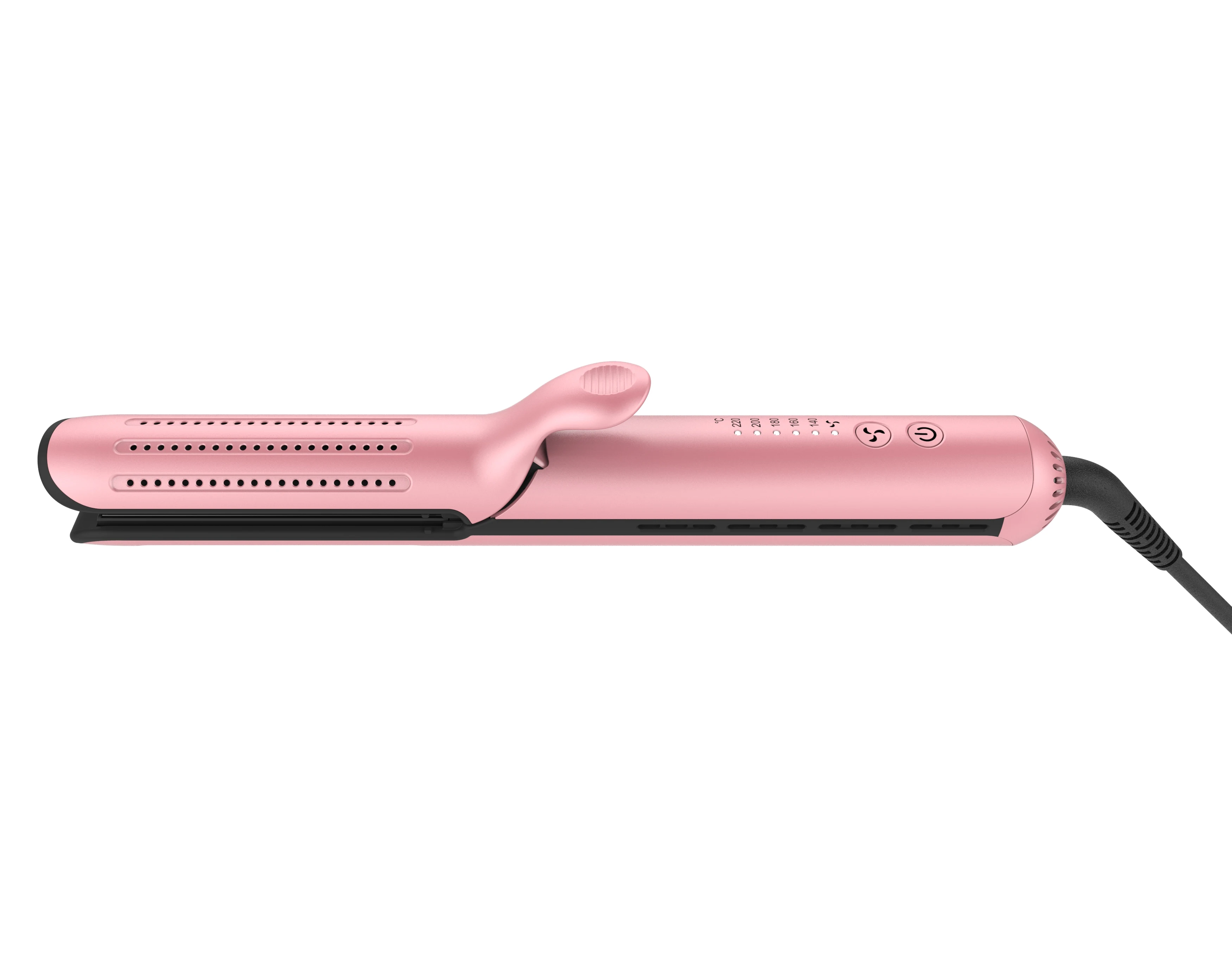 Professional Curing Wand with Ionic Aroma Cool Air, 5 Adjustable Temps, Dual Voltage for Long Hair