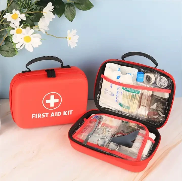 Portable Waterproof Large Capacity First Aid Bag Eva Hard Shell Case for medical First Aid Kit
