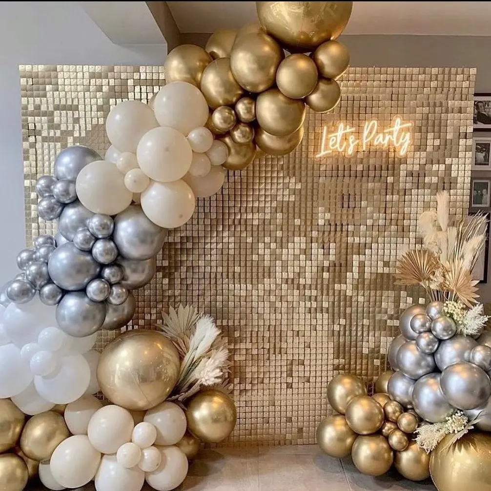 Shimmer disc sequin wall decorative shimmer panel