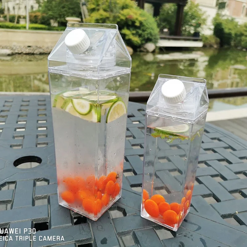BPA Free Eco Friendly Juice Bottle 1L Shaker Bottle Milk Box Plastic Milk Bottles