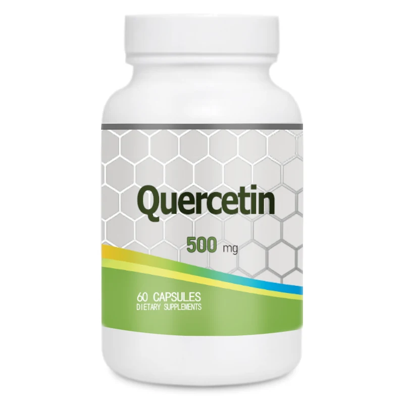 ODM Supplement UV HPLC Quercetin Capsules Phytosome 500mg Veggie Capsules Quercetin Dihydrate Powder