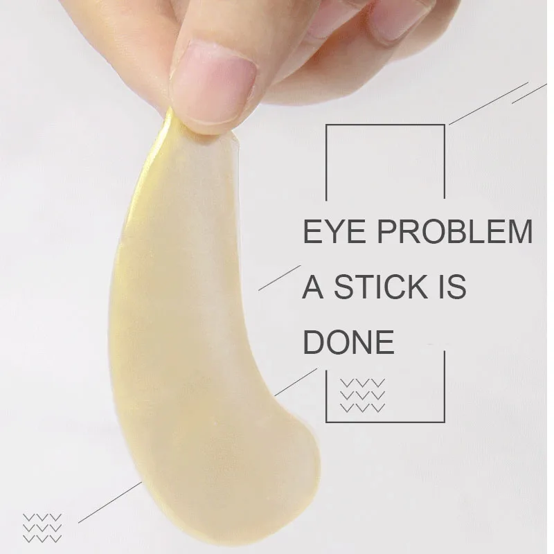 
Wholesale Skincare 24K Gold Private Label Golden Lash Hydrogel Collagen Under Eye Patch Reducing Wrinkles Puffiness 