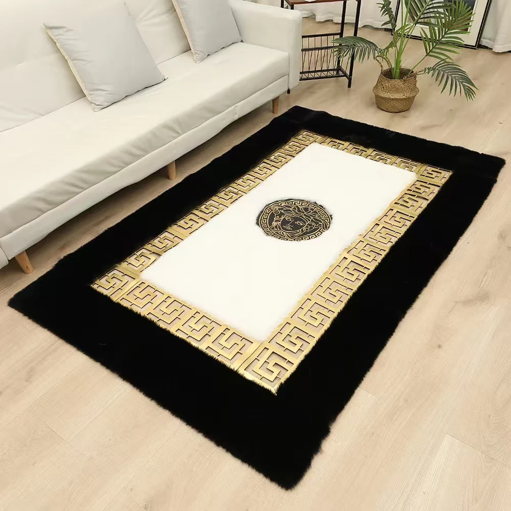 Home Luxury Corridor Carpet Non-slip Hotel Party Decoration Floor Mat European Hallway Long Carpets Bedroom Bedside Soft Rugs