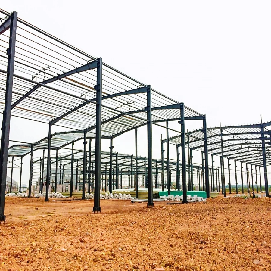 China cheap prefab metal frame light prefabricated steel warehouse metal building steel structure