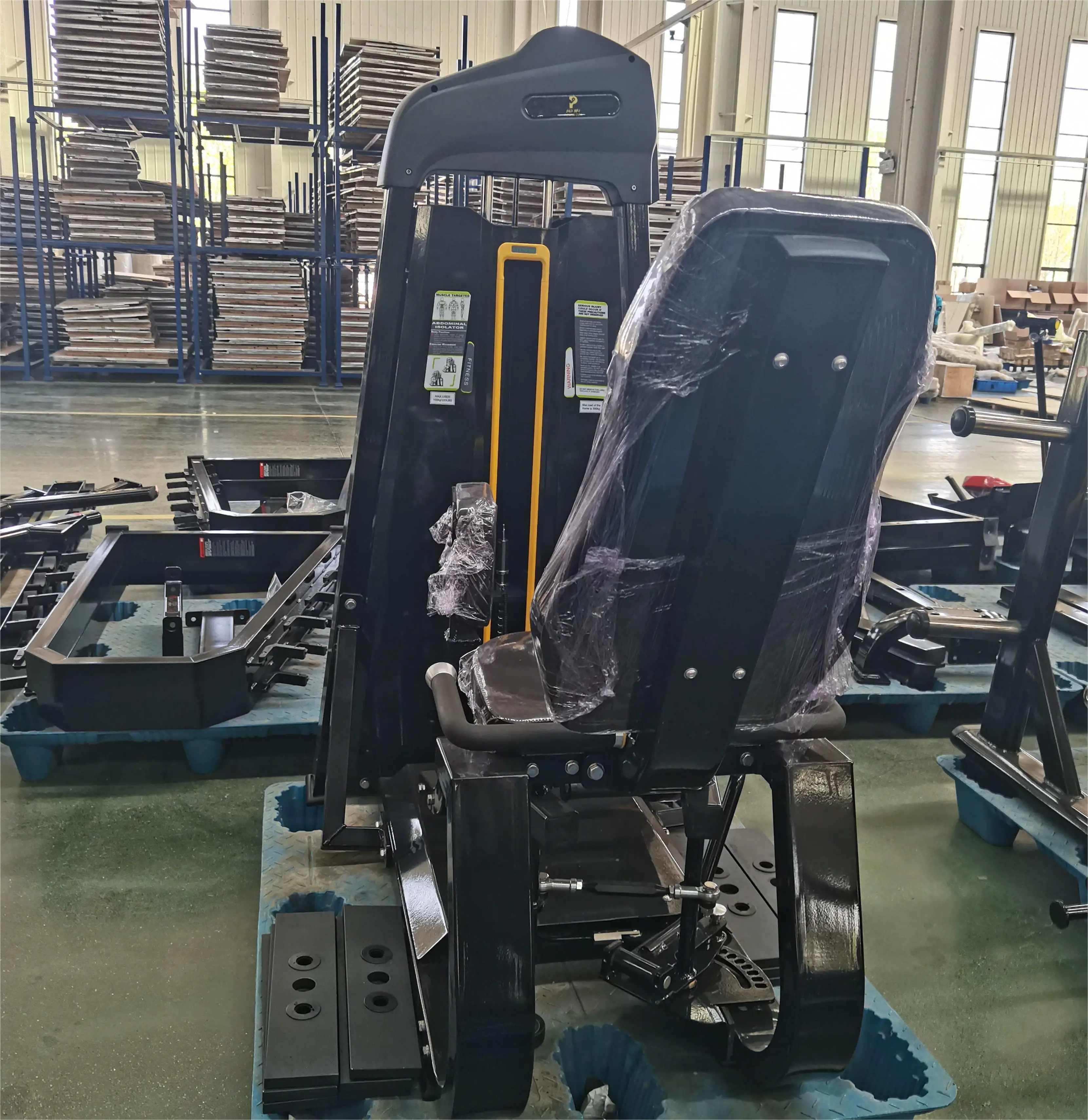 2024 factory Heavy Duty Gym Equipment Commercial Seated Shoulder Press Pin Load Selection Machine For Strength Training