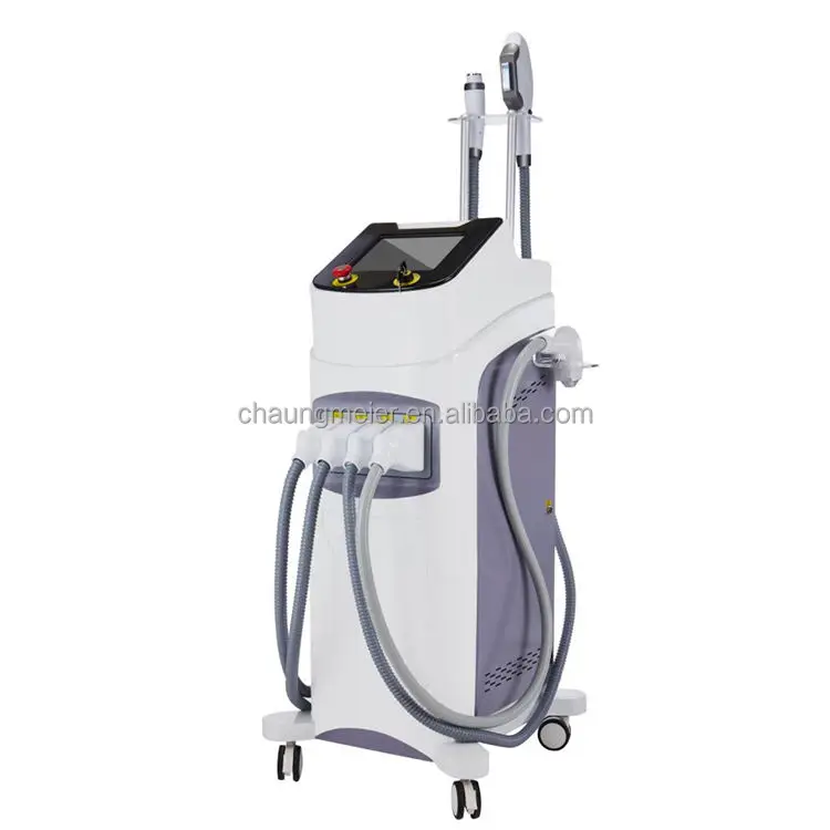 Многофункциональное профессиональное лазерное оборудование с 4-в-1 Ipl + 808 диодный лазер nd Yag Rf косметический