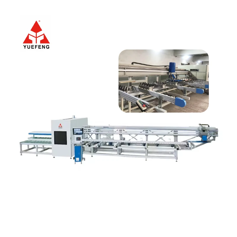 pvc cnc cutting machine UPVC Window Profile CNC Cutting Center Machine Provided Engine with 3 Machines Aluminum New Engine