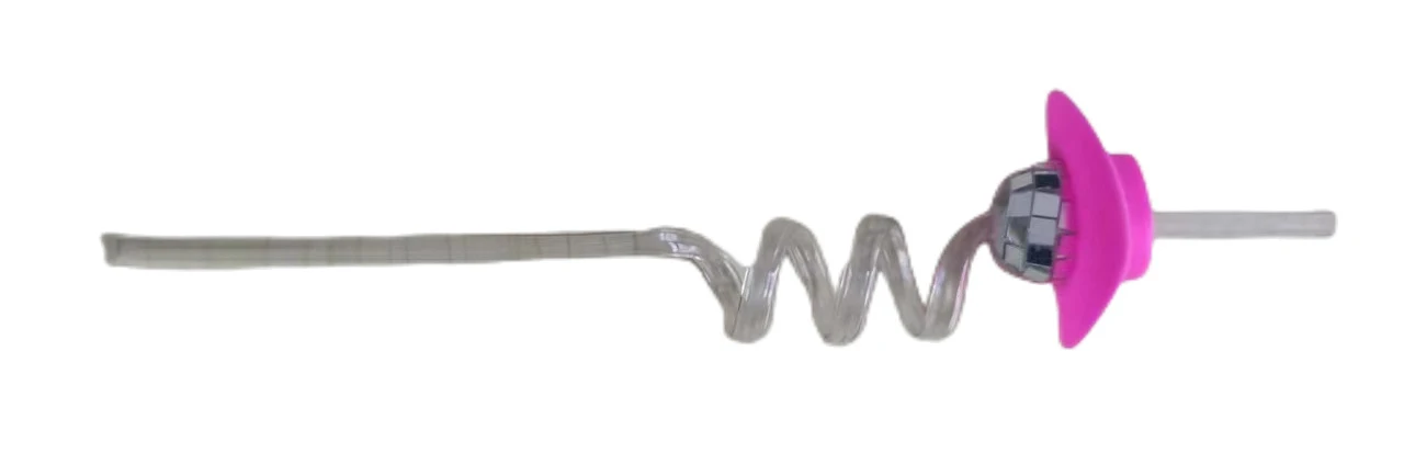 Disco Ball Cow Boy Hat New 40 oz Bottles Straw Toppers Custom Silicone Cow Boy Hats Design Straw Toppers