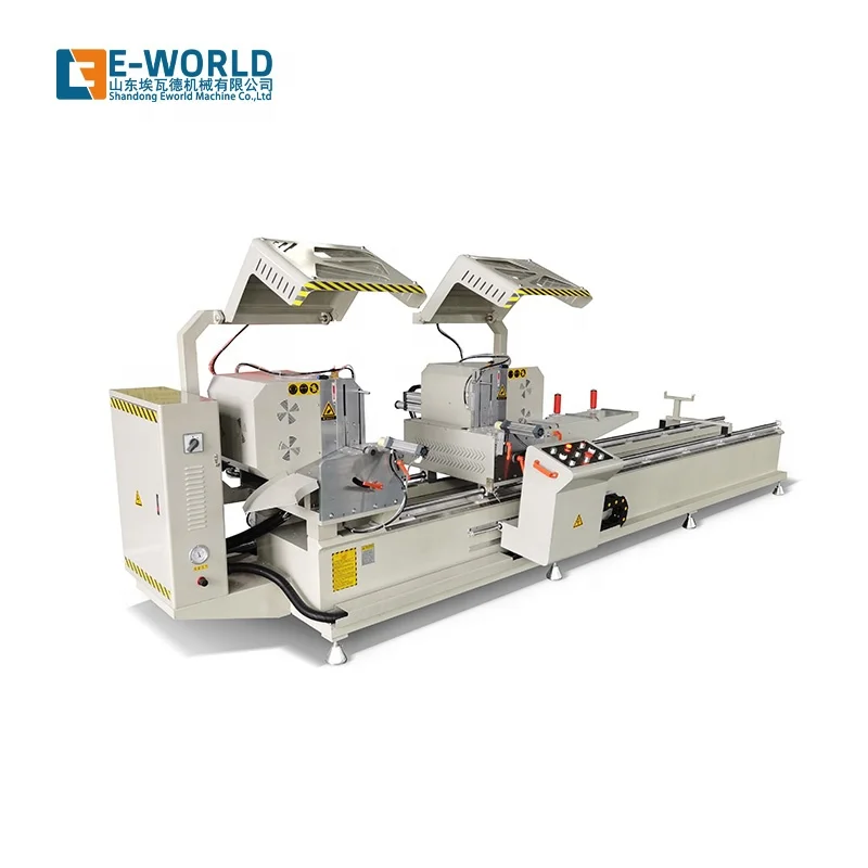 Autonomous Walking CNC the Machine Head can be Flipped Internally and Externally Double Head Miter Aluminum Cutting Saw Machine