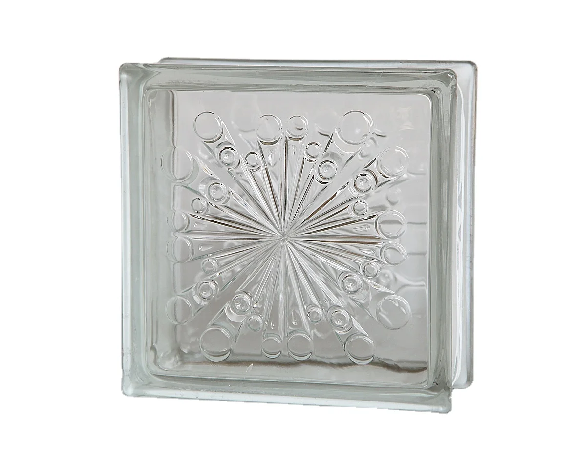 Прозрачный метеоритный стеклянный блок