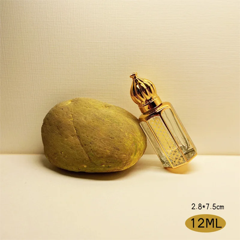 factory price Roll On Perfume Bottle Empty Luxury Glass Roller Ball Essential Oil Bottle 3ml 6ml 12ml