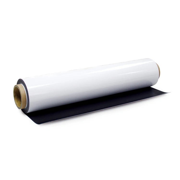 Flat thin flexible rubber magnet sheet roll magnets