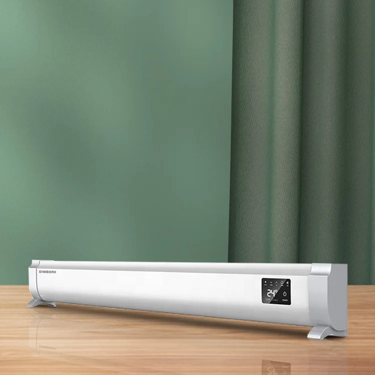 Foshan dimbork IP24 waterproof remote control 1500W heating equipment baseboard electric room heater for homes