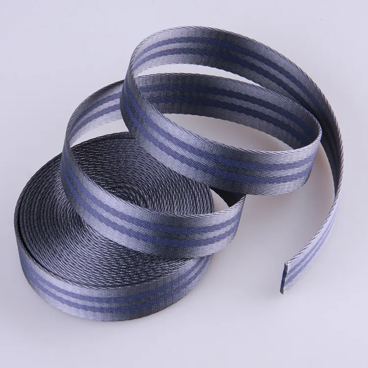 Manufactory Tenacity Tape Nylon Webbing Car Seat Belt Webbing Customized Jacquard Sustainable Support Strap for Fabric