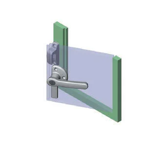 Ручка из цинкового сплава для герметичных дверей двери с защитой от электромагнитных волн звукоизоляционные
