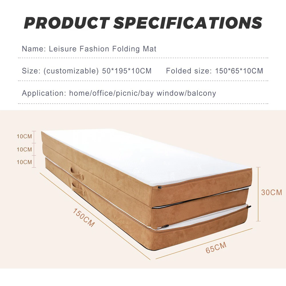 Multi functional and multi scenario folding pad and Customized factory direct sales Thickened design mattress