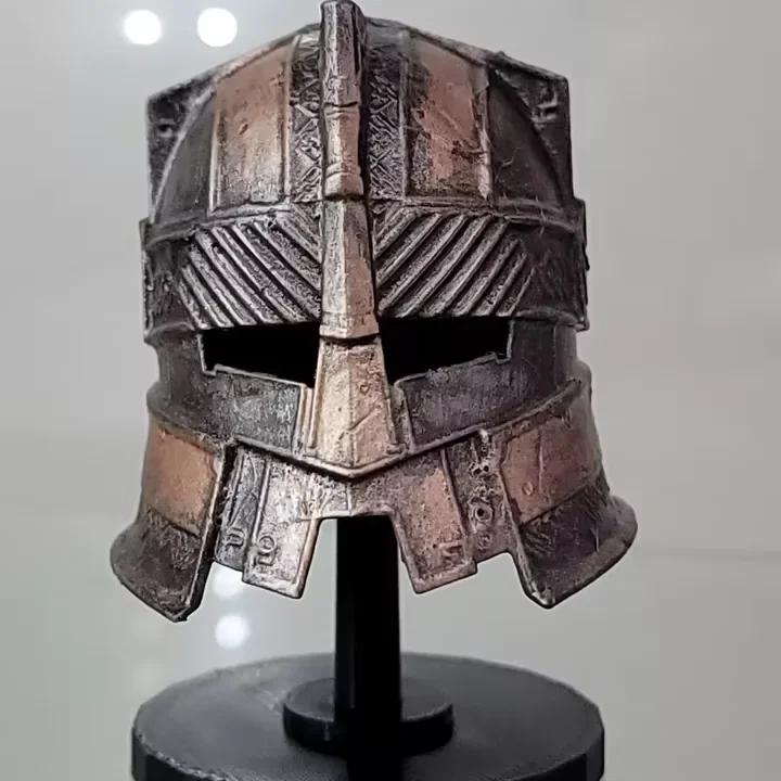 Customized Resin Printed Choose Size Dwarf Royal Guard Dwarf Mask Helmet Collectible Cosplay Costume Resin Craft Helmet