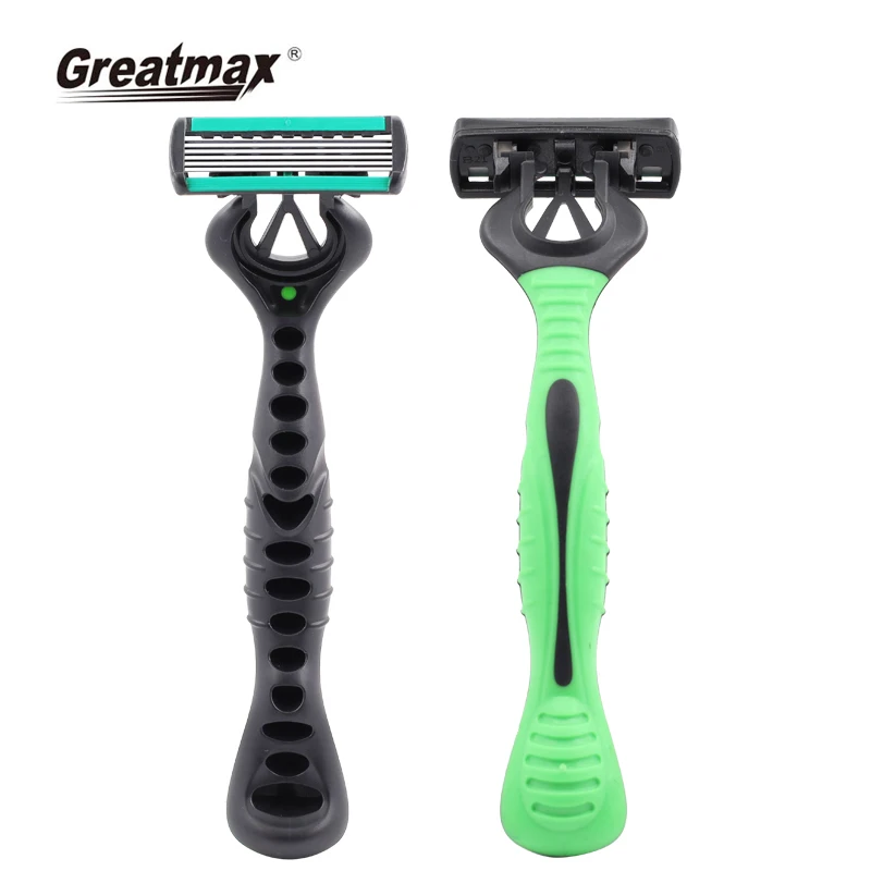 Бритва с 6 лезвиями для мужчин, бритва для женщин, бритва с шестью лезвиями, Лидер продаж на Amazon, заводская цена