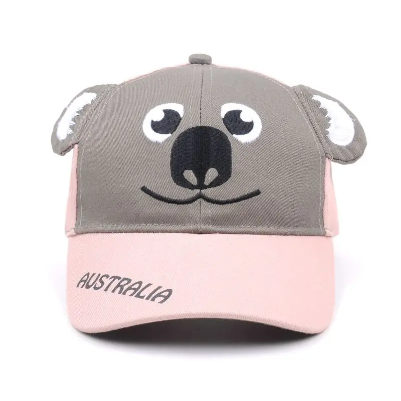 OEM wholesale  Cute Children Baseball hat gorras Custom logo  Imitate Animal baseball caps for kids