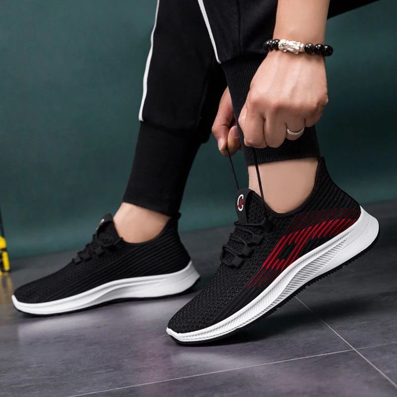 Lace-up Men Sport Shoes Male Running Shoes Sneakers Manufacturer Custom