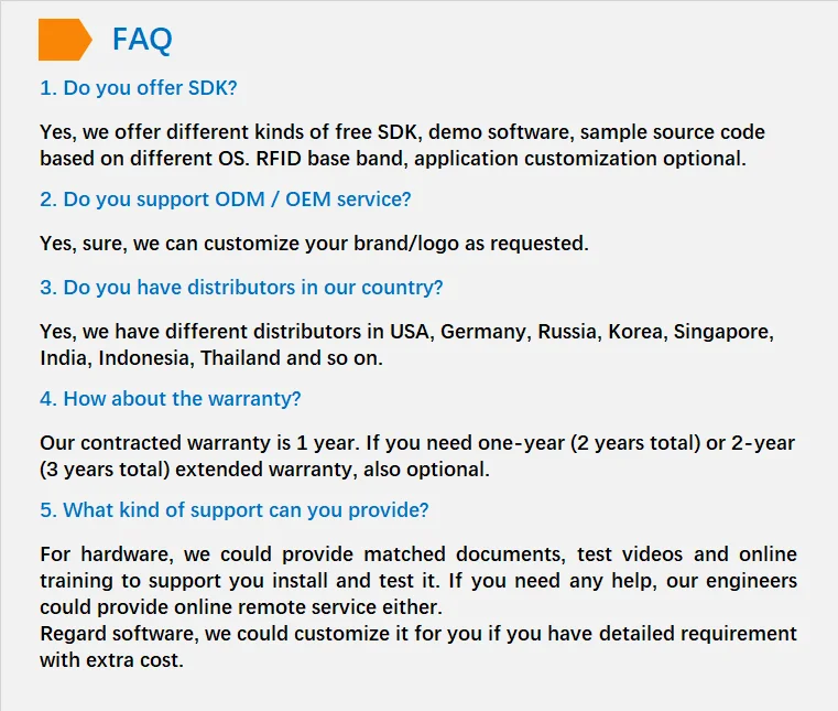 Hopeland rfid reader access control system 15m long range rfid reader EPC C1 GEN2 IP65 integrated RFID reader
