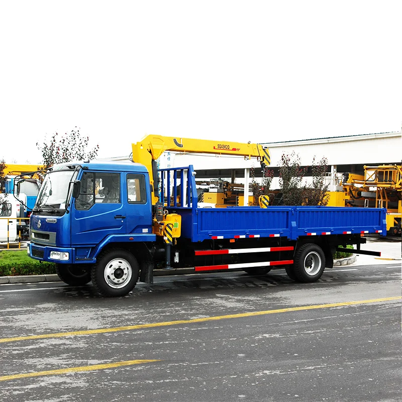 
Popular SQ4SK2Q telescope 4 ton small trailer truck mounted crane with basket for sale 