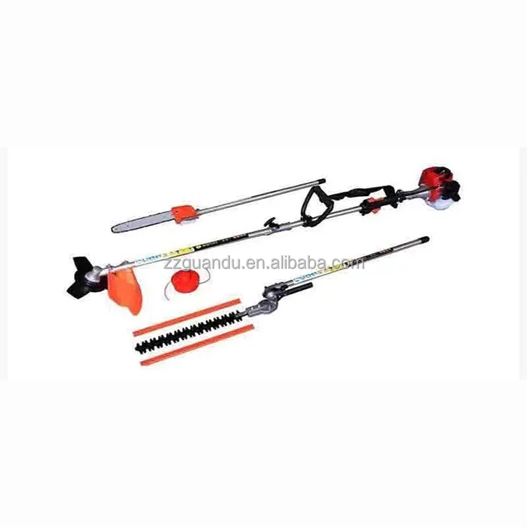 ZZGD 4 in 1 Trimming Tool 52cc 2-Stroke Engine Garden Tool System with Hedge and String Trimmer, Gas Pole Saw, Brush Cutter