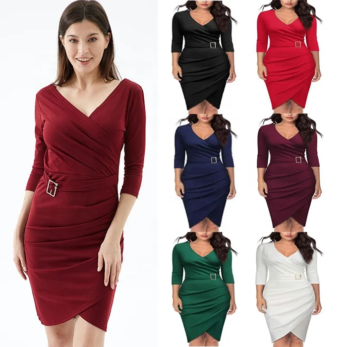 2021 Autumn Collection Cocktail Banquet Dress Women Lady Elegant Office Dresses Women Formal Vestidos Mujer Dresses