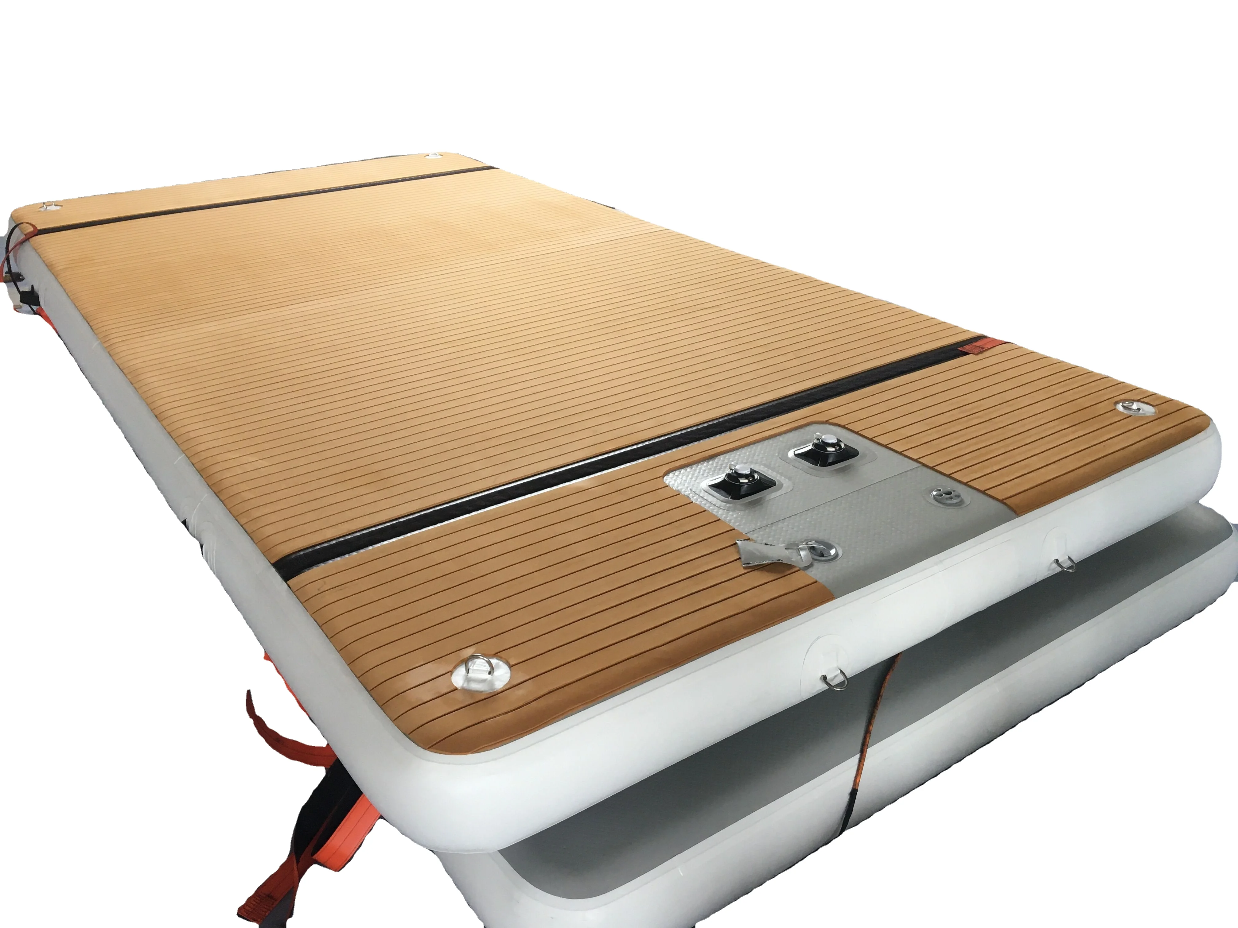 Customized PVC Inflatable multi Floating Platform dock station for jet Boat SUP Yacht Dock