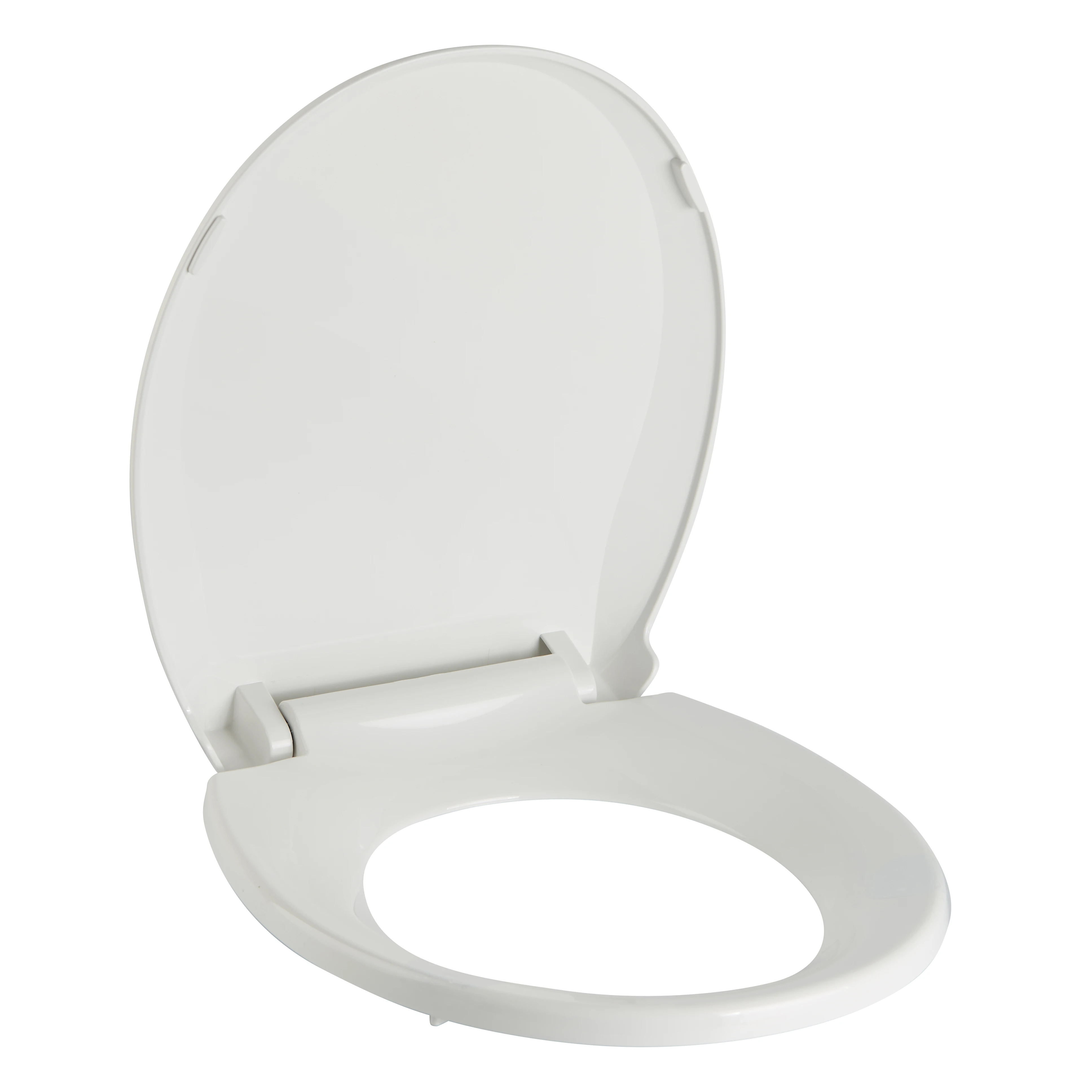 round shape hygienic quick down installation white  PP plastic toilet seat cover lid