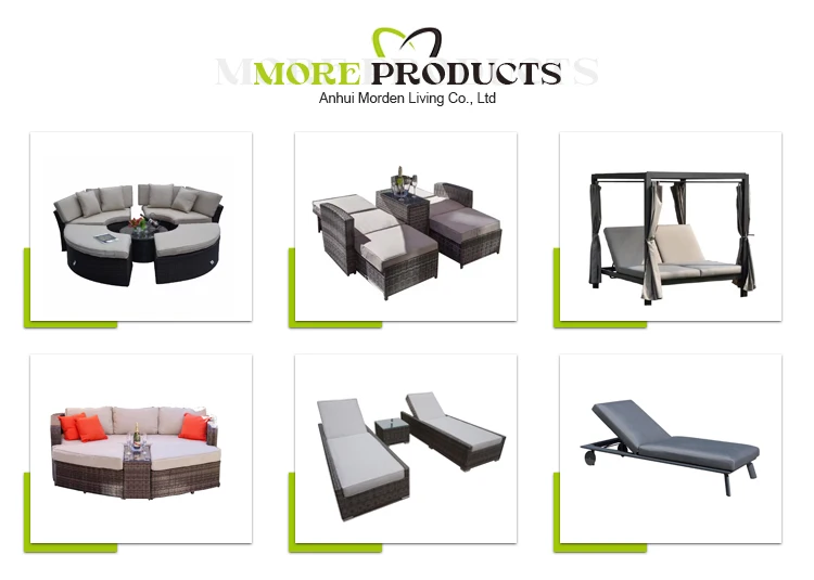 Rattan sofa rattan suit is now in fashion Luxury Outdoor Wicker Furniture Garden Rattan Angle Corner Sofa Set