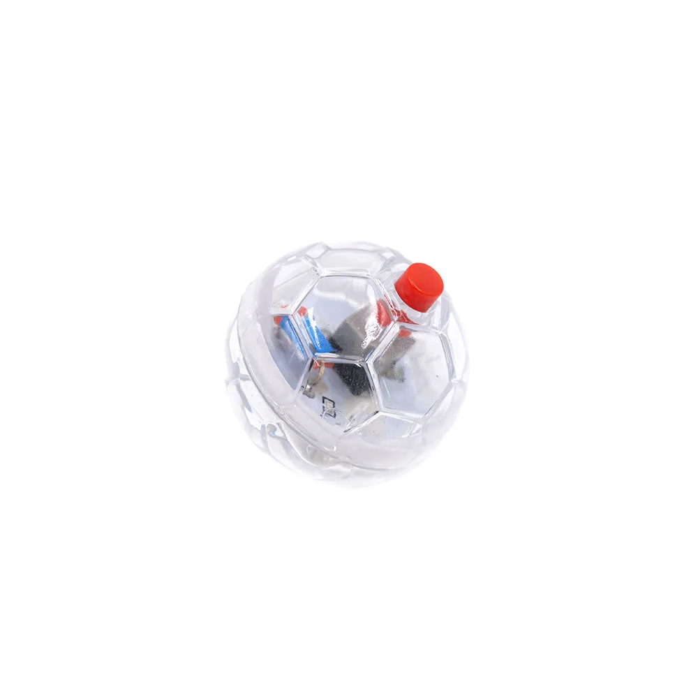 
2020 New Design Transparent Plastic Interaction Flashing Electronic Cat Ball with Button 