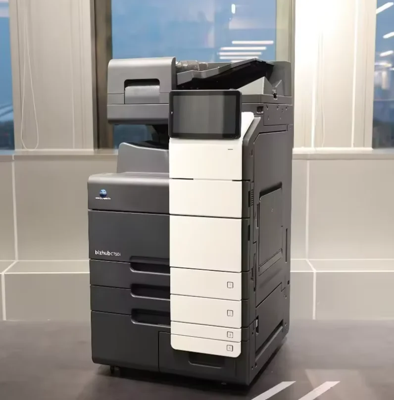 Лидер продаж 2024 использованный MFP лазерный цветной принтер A3 машина C650i C750i принтеры для Konica Minolta Bizhub