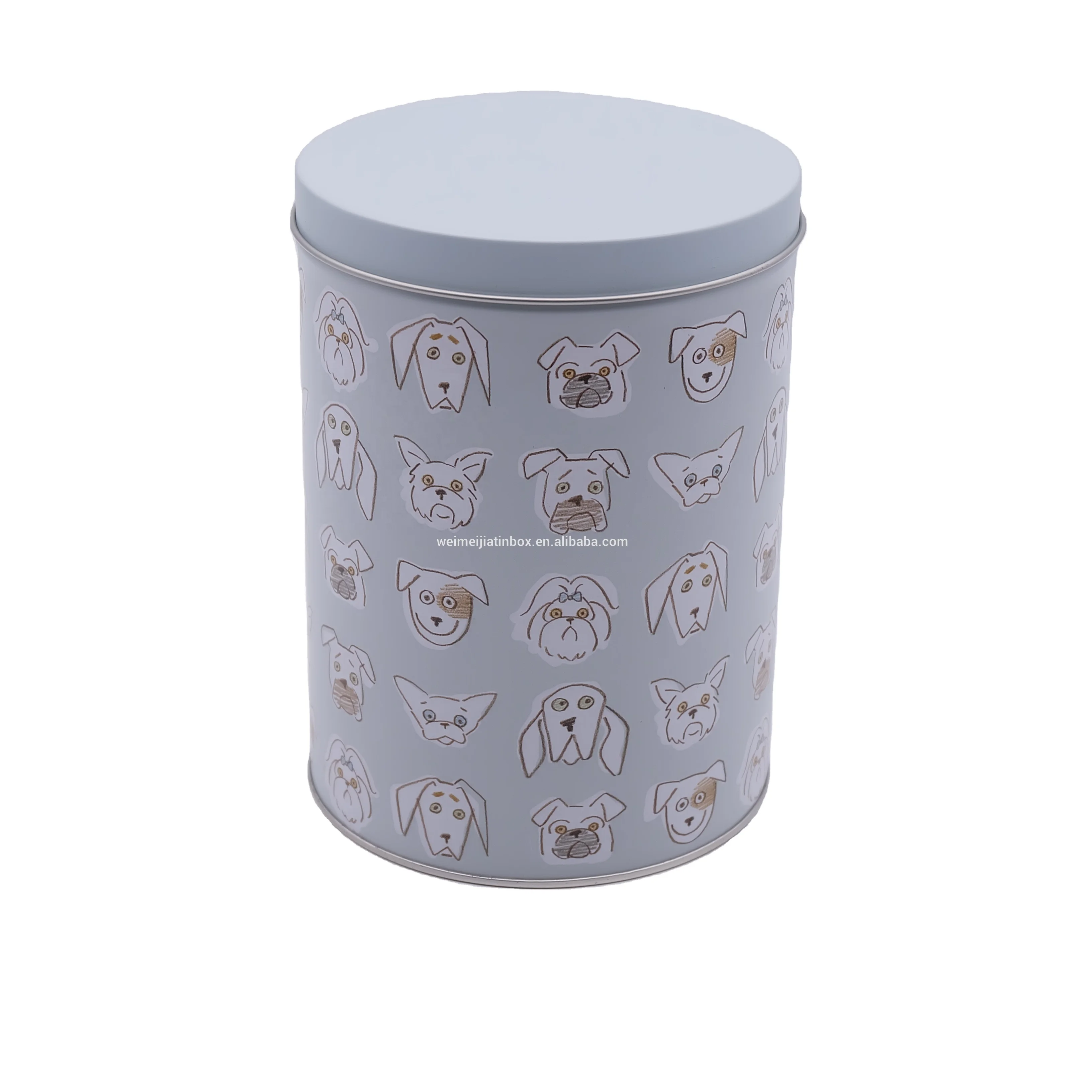 welcome whole sale custom logo container pet food Tea coffee candy sweets cookie biscuit gift box cajas Tin can Packaging boxes