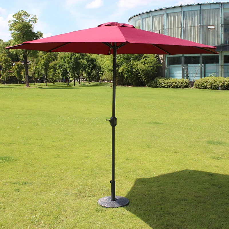 2.7M Waterproof Outdoor Garden Patio Umbrella Sombrillas De Sol Market Umbrella Parasols With Base