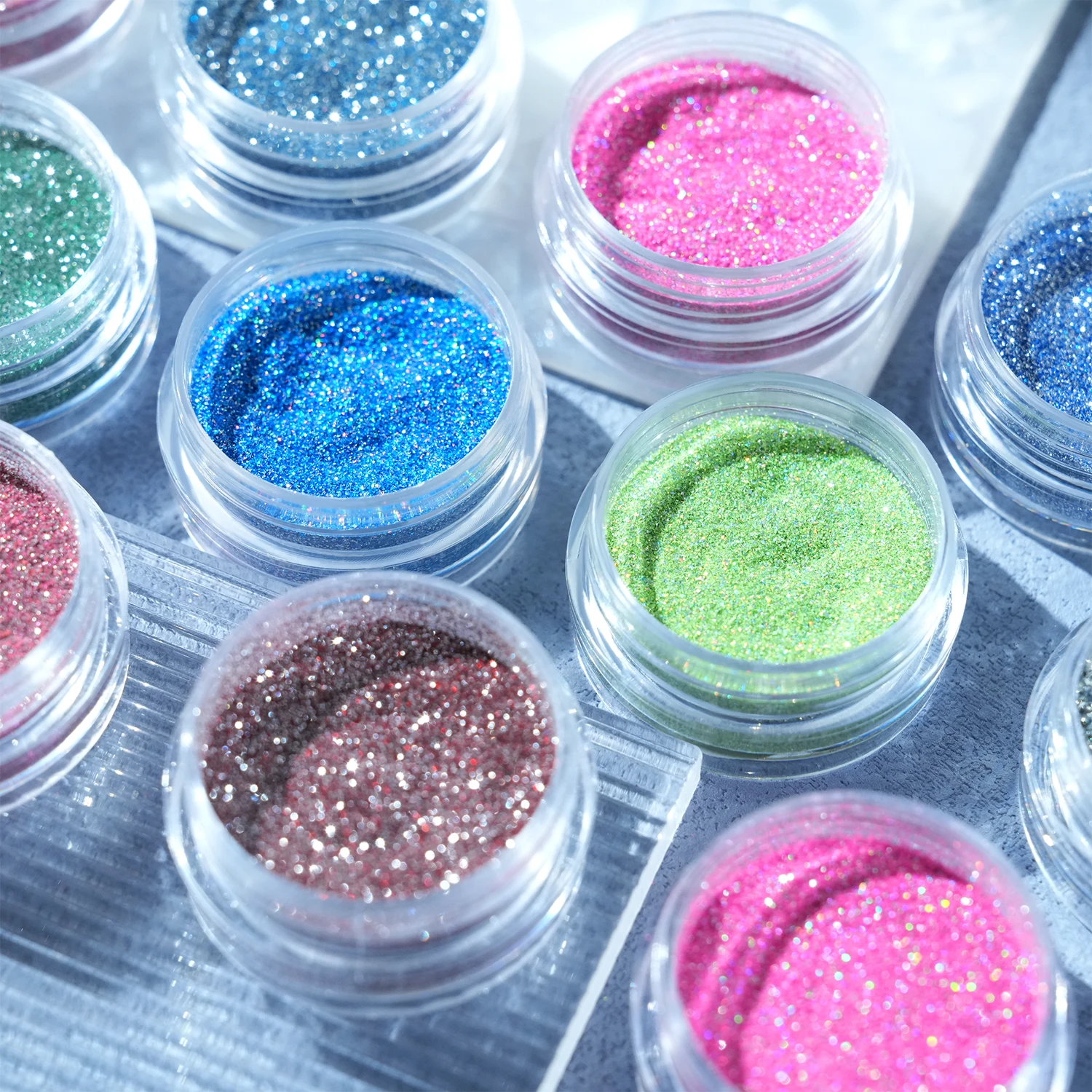 Professional Wholesale Nail Supplies Chrome Powder Nail Clear Chrome Mirror Pigment For Nail Art Design