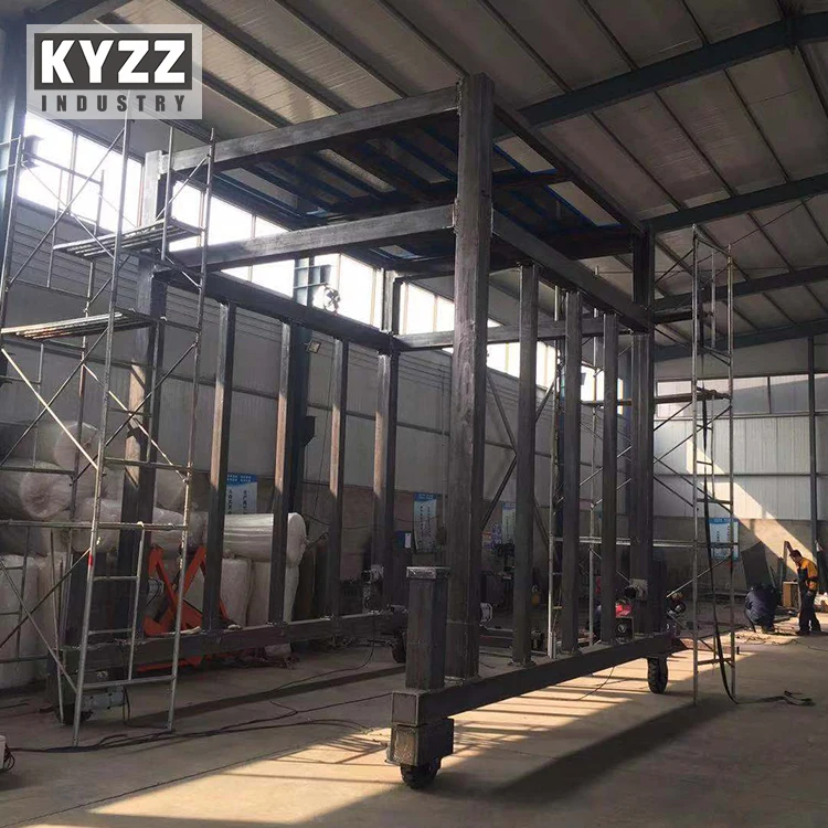 electric moving double girder platform gantry crane