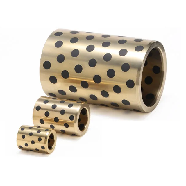 Wholesale Bearing Copper Linear Bush Sleeve Oil-free Brass Sliding Solid Graphite Bushes Bronze Bushing